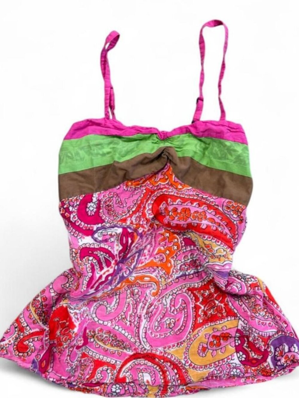 Y2K Pink Floral Style Top